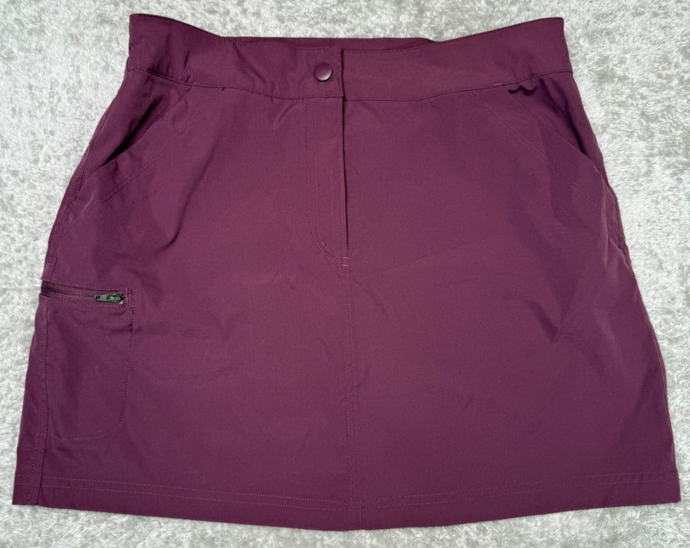 32 Degrees Cool Purple Cargo Skirt Skort Lined Womens Size M NWOT